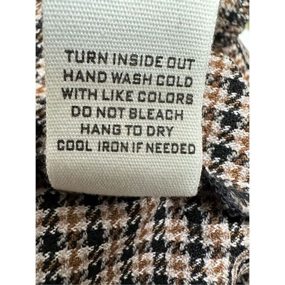 Altar’d State women’s brown blue houndstooth pencil skirt size Small #29-1306 - Picture 9 of 9